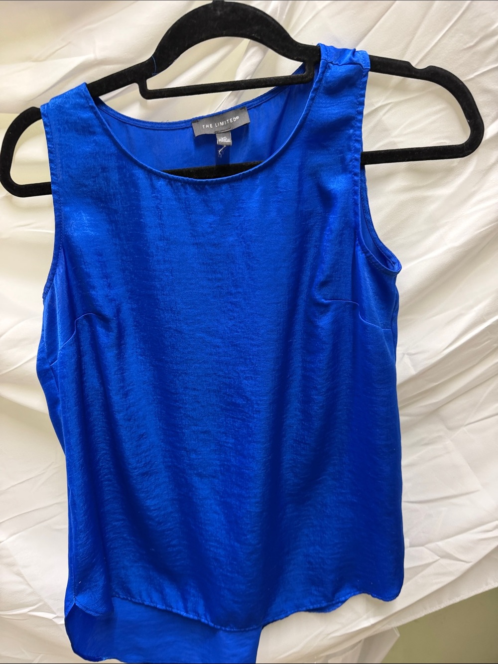 The Limited Royal Blue Satin-Look Sleeveless Camisole